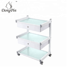 Salon Trolley Specific Use and Salon Furniture Type with Frosted Glass DP-6038